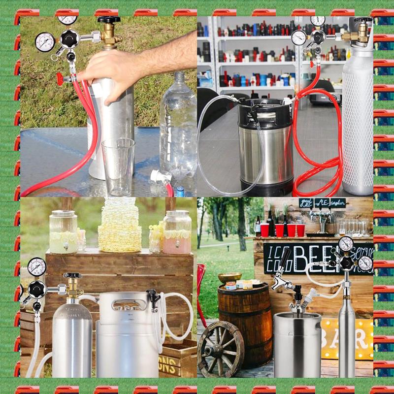 Co2 Regulator Dual Stage - CGA-320 Keg Regulator,Dual Stage Gauge Co2