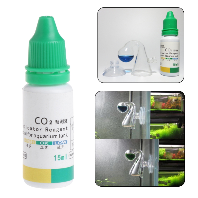 Glass Co2 Drop Checker - CO2 Cá Khuếch Tán Kính Thả