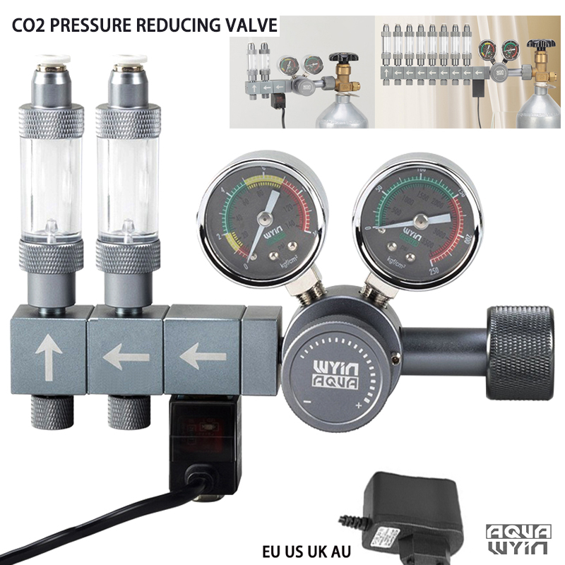 Co2 Regulator Dual Stage - Aquarium DIY CO2 Regulator Dual Stage