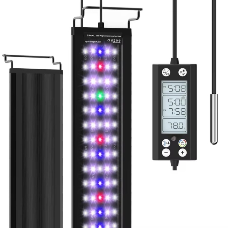 Planted Aquarium Cycling - 24/7 programmable aquarium light with LCD