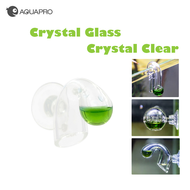 Glass Co2 Drop Checker - Aquarium CO2 Monitor Concentration Checker Glass
