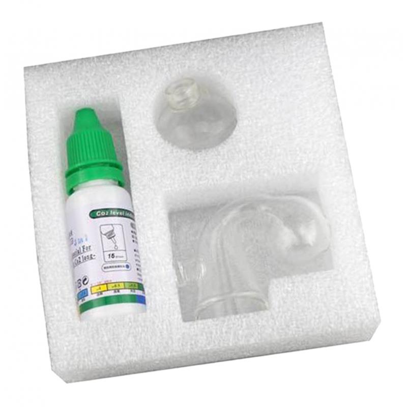 Glass Co2 Drop Checker - Aquarium CO2 Monitor Carbon Dioxide Drop