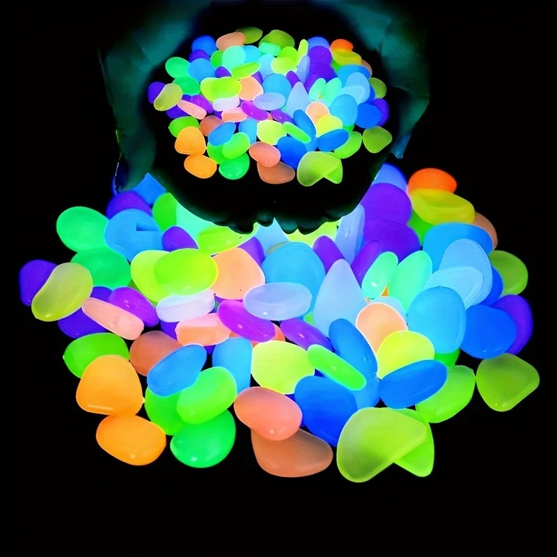 Planted Aquarium Parameters - 50-200pcs Glow in The Dark Pebbles