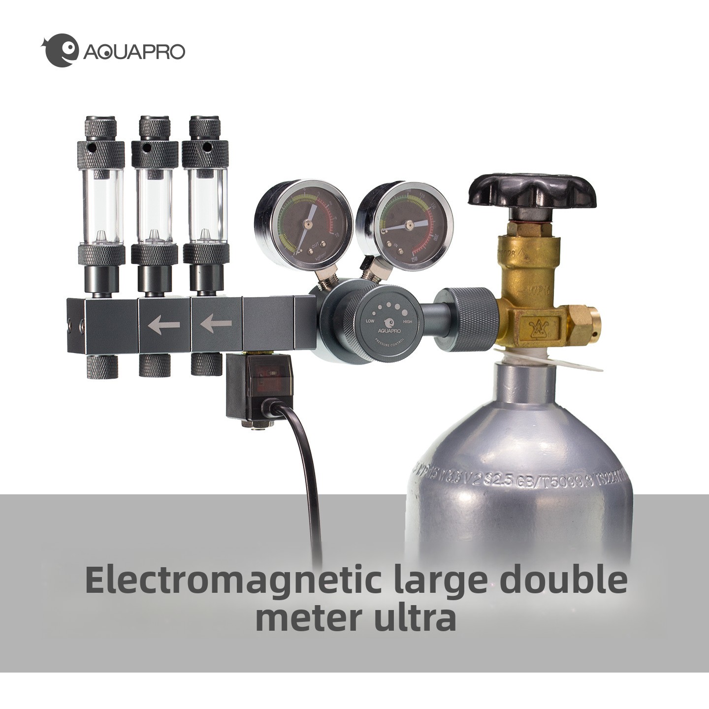 Co2 Regulator Dual Stage - AQUAPRO Professional Two-Stage Solenoid CO2 Regulator&Dual