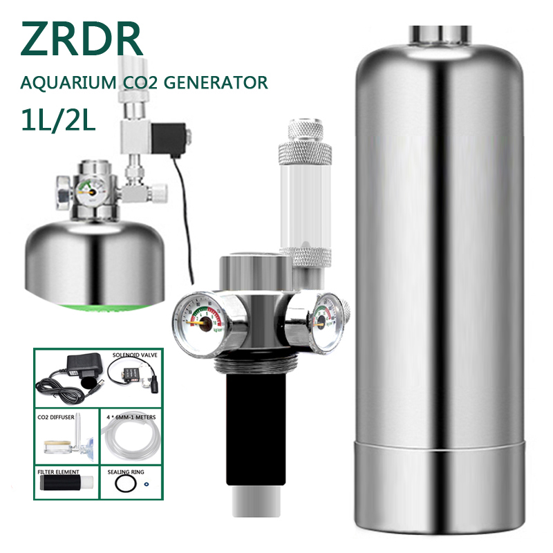 ZRDR Aquarium CO2 Generator Du - đánh giá và giá Glass Co2 Drop Checker