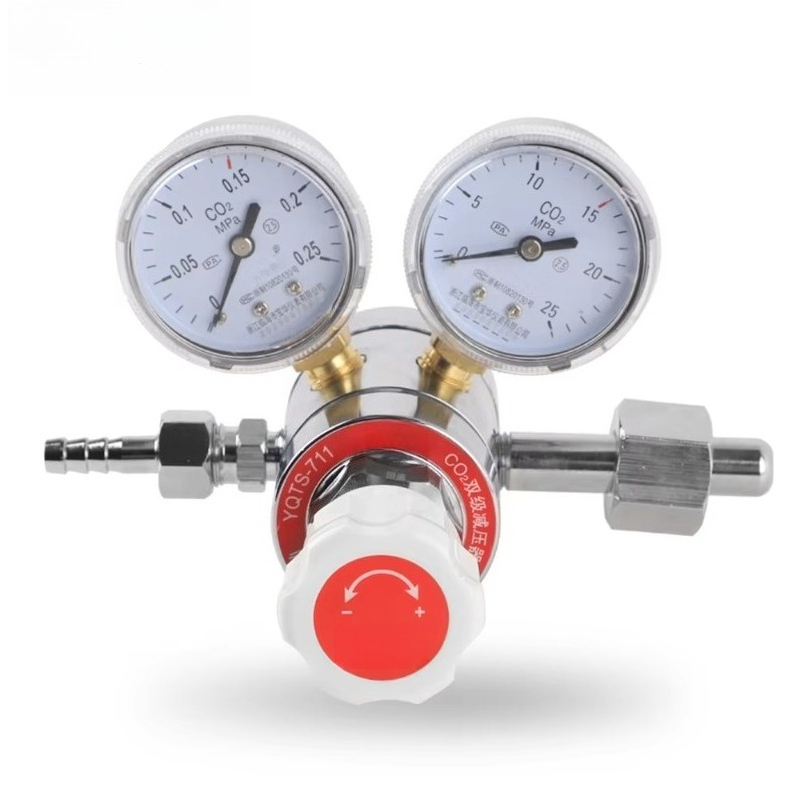 With dual pressure gauges for  - đánh giá và giá Co2 Regulator Dual Stage