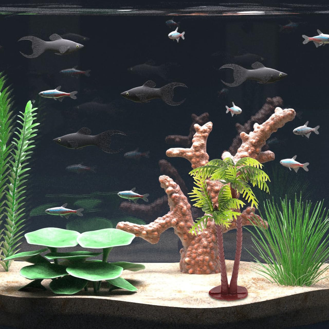 10/20/30/40/50 Pcs Tree Decor  - đánh giá và giá Aquarium Planted Fish