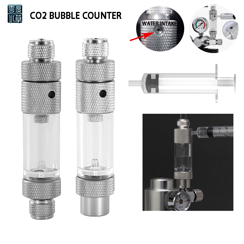 Aquarium CO2 Bubble Meter Wate - đánh giá và giá Glass Co2 Drop Checker