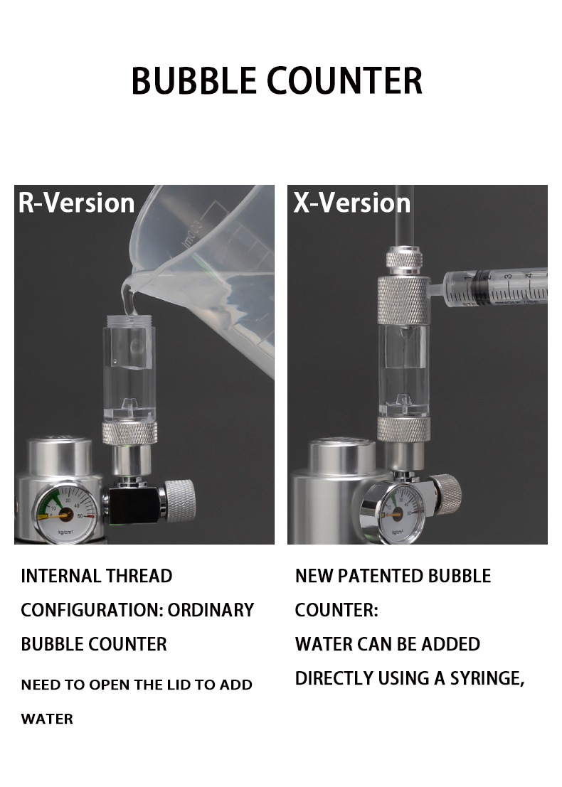 Aquarium CO2 Bubble Meter Wate - đánh giá và giá Glass Co2 Drop Checker
