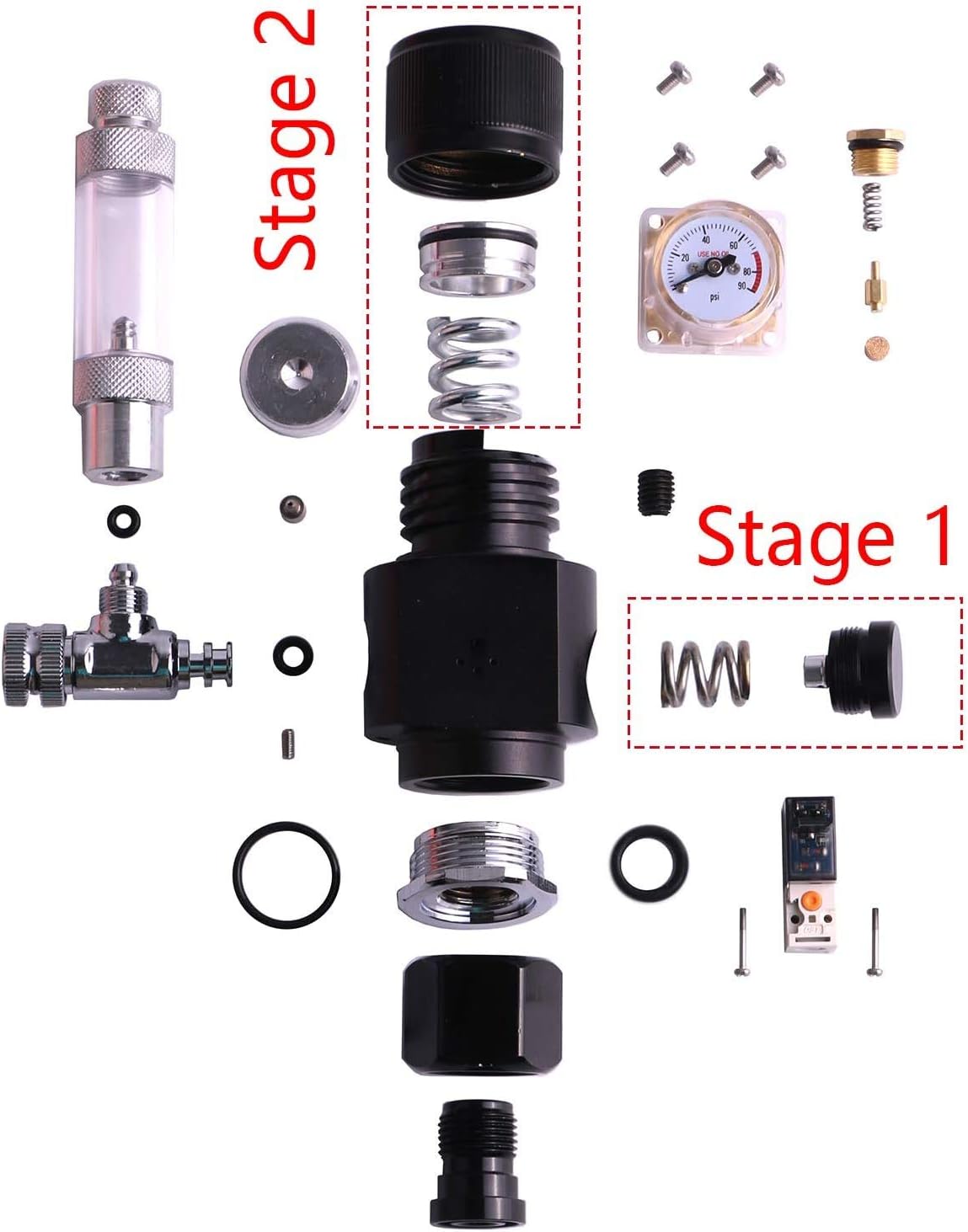 Aquarium CO2 Regulator Mini Se - đánh giá và giá Co2 Regulator Dual Stage