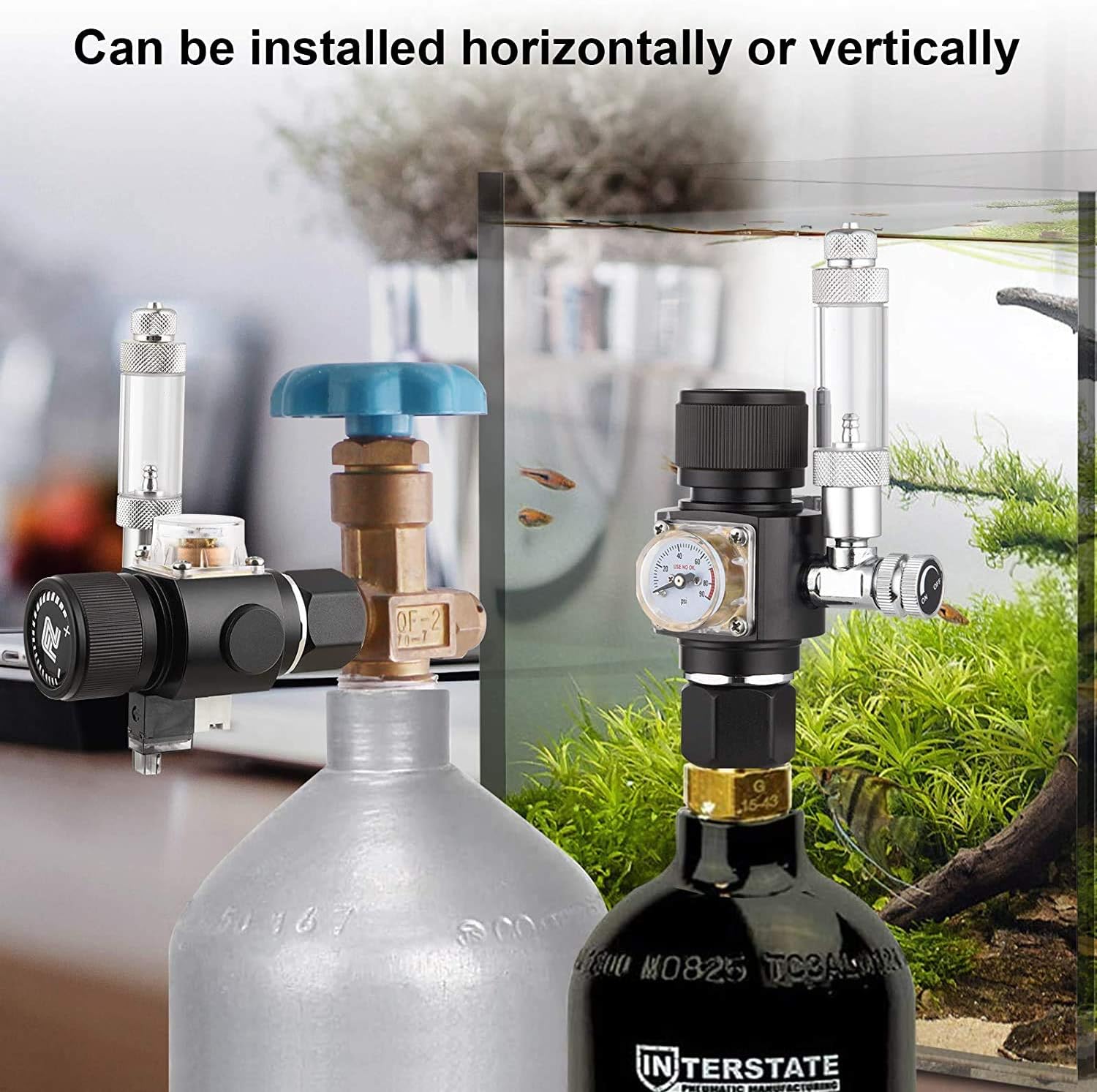 Aquarium CO2 Regulator Mini Se - đánh giá và giá Co2 Regulator Dual Stage