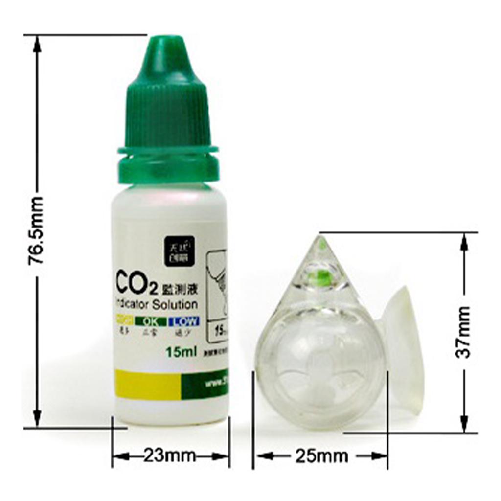 CO2 Drop Checker Aquarium Moni - đánh giá và giá Glass Co2 Drop Checker