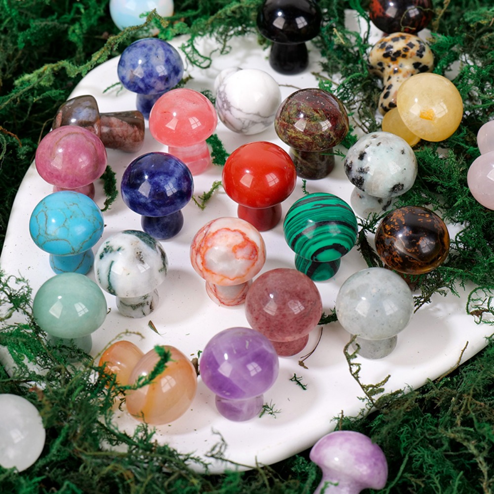 Natural Crystal Mushroom Gemst - đánh giá và giá Planted Aquarium Jungle