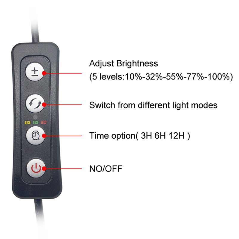 Hồ Cá Đèn LED Cho 16-64CM Cá S - đánh giá và giá Aquarium Plant Growing