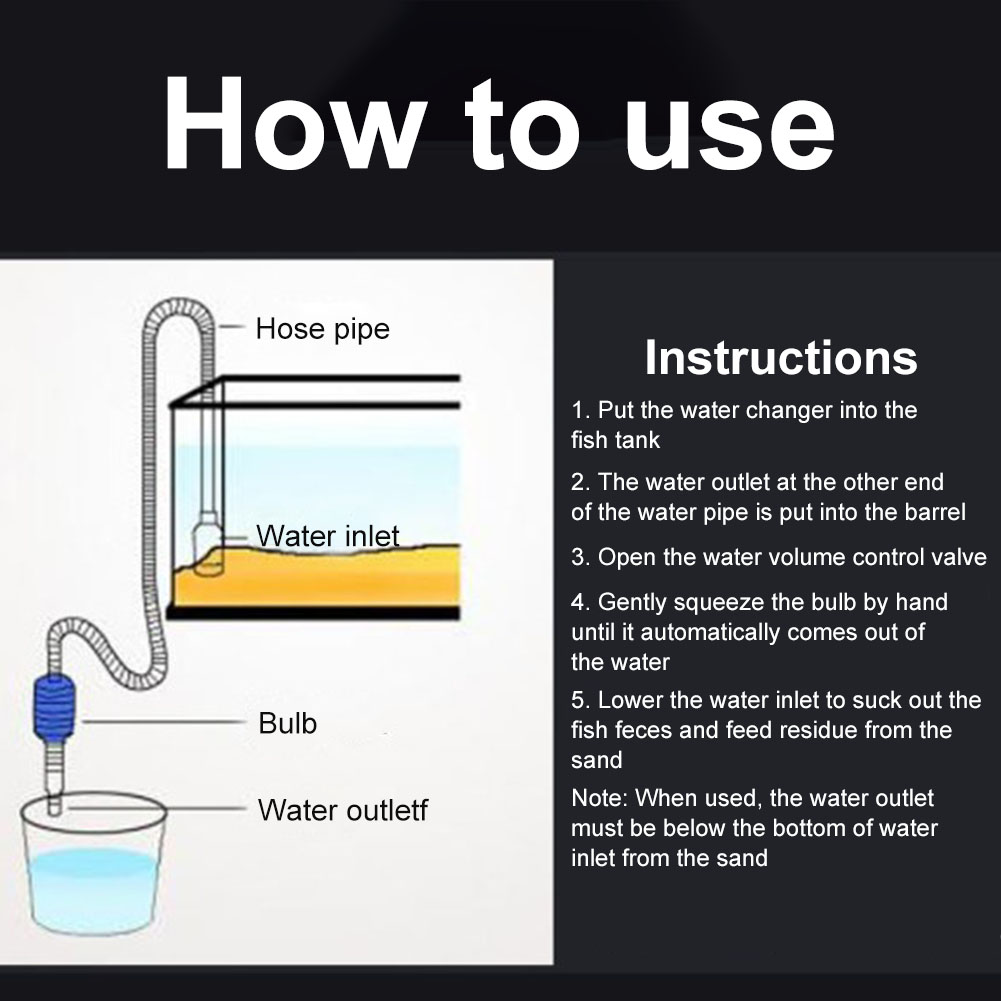 Hồ Cá Xi Phông Cá Syphon Hút C - đánh giá và giá Planted Aquarium Cleaning