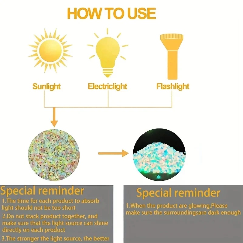 50-200pcs Glow in The Dark Peb - đánh giá và giá Planted Aquarium Parameters
