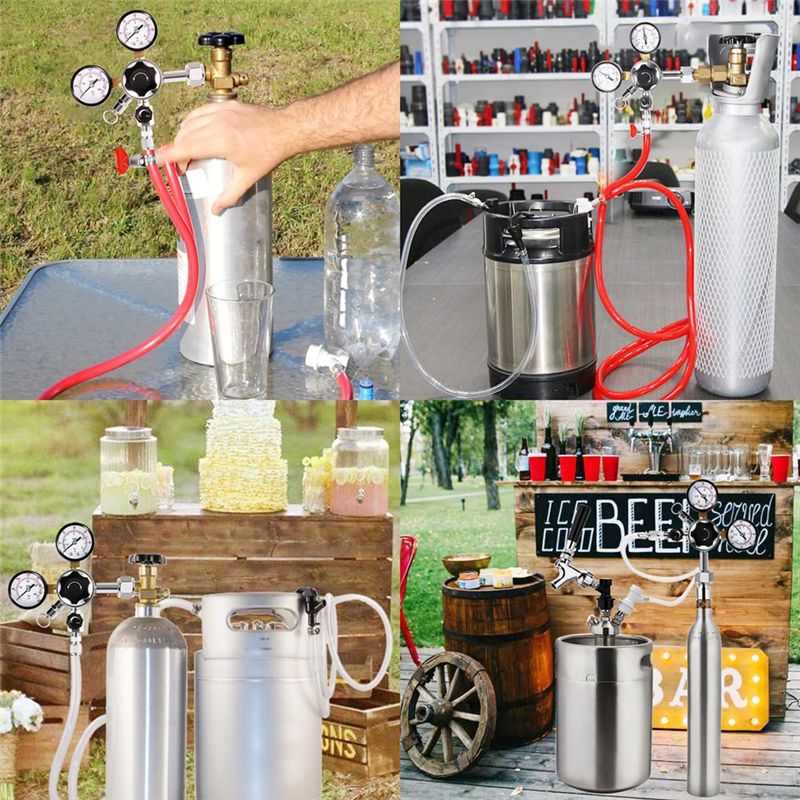 A02M-CGA-320 Keg Regulator,Dua - đánh giá và giá Co2 Regulator Dual Stage