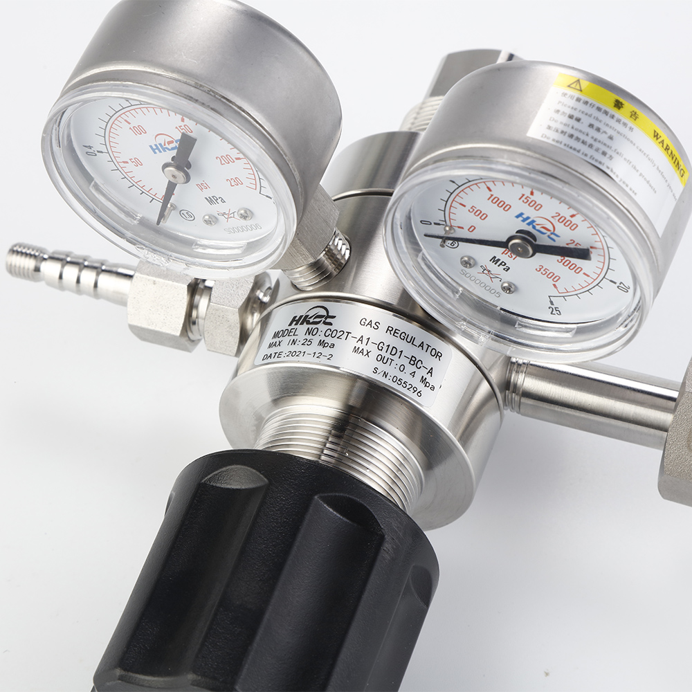 HC02T for CO2 Regulator for Du - đánh giá và giá Co2 Regulator Dual Stage