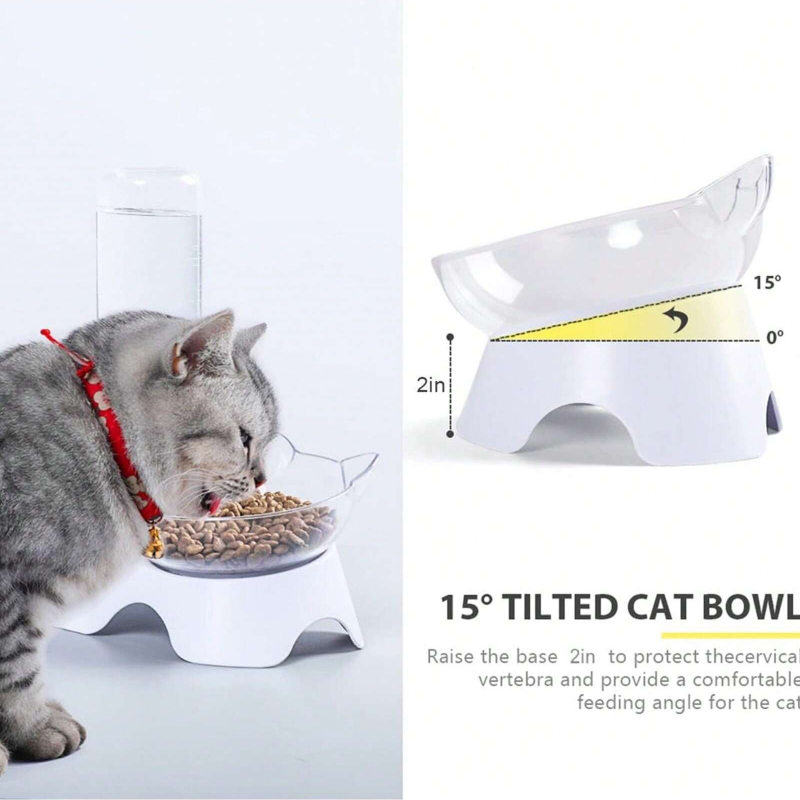 1PC Double Dog Cat Bowls Pets  - đánh giá và giá Royal Canin Food Medium