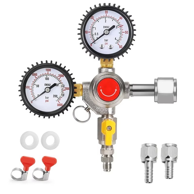 CO2 Regulator Draft Beer Regul - đánh giá và giá Co2 Regulator Dual Stage