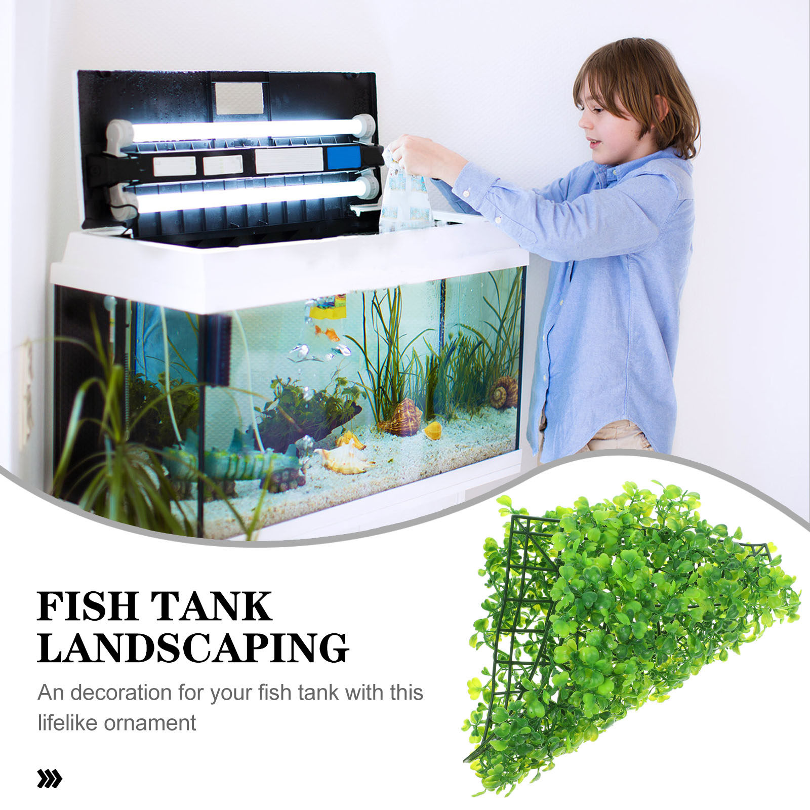 Fake Fish Tank Grass Realistic - đánh giá và giá Aquarium Planted Fish