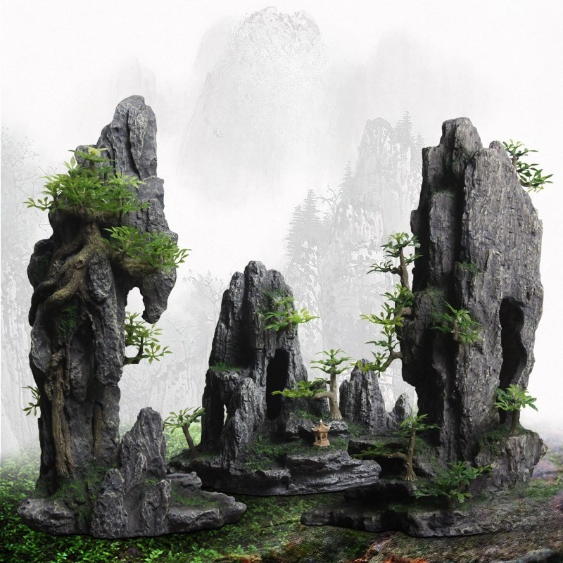Aquarium Decor Stone Rockery C - đánh giá và giá Aquarium Plant Root Tabs