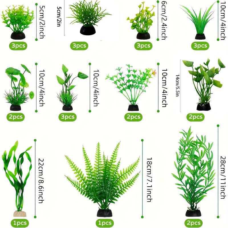 Aquarium Decor Set Artificial  - đánh giá và giá Aquarium Plant Grass