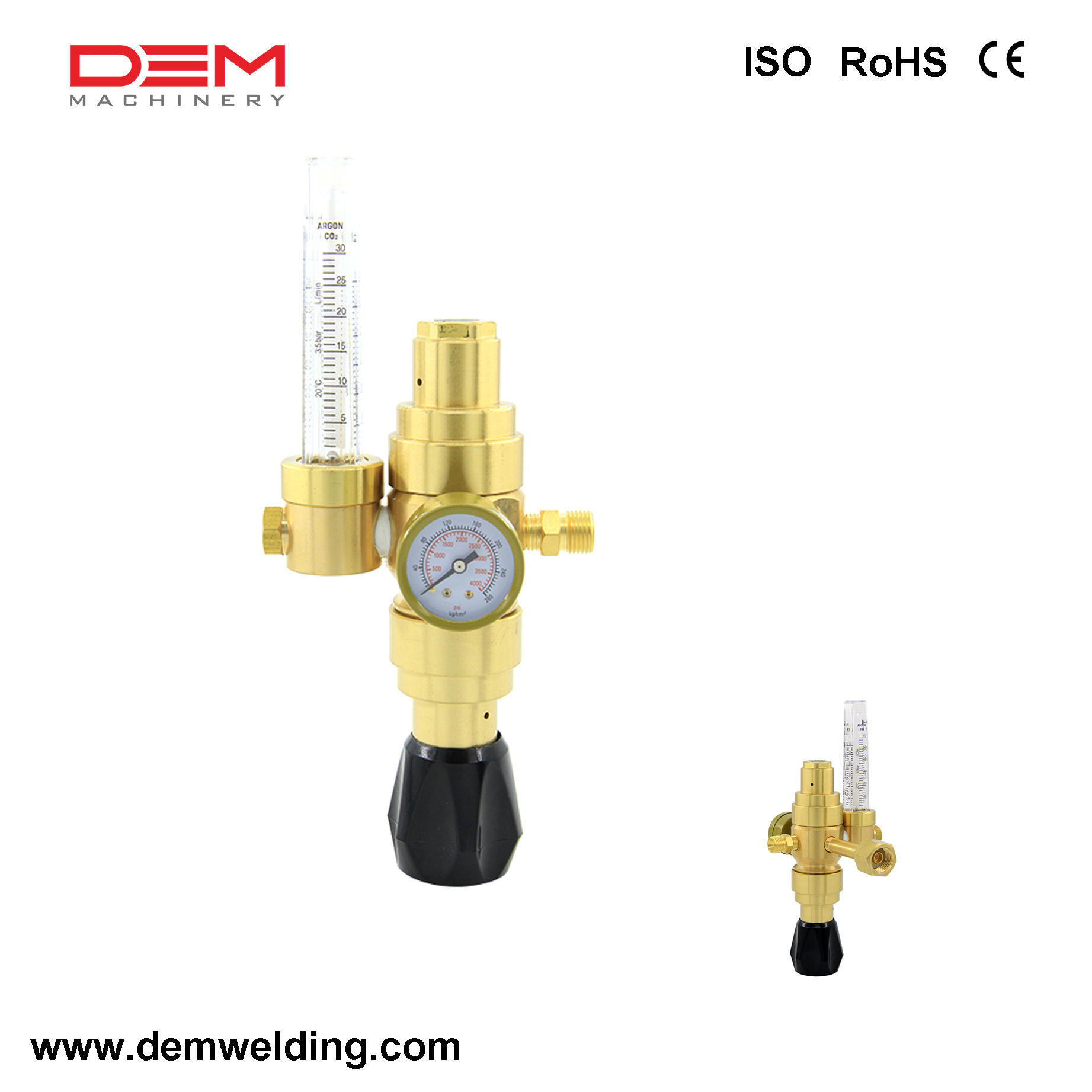 DEM WR2400 Precision Flow Cont - đánh giá và giá Co2 Regulator Dual Stage